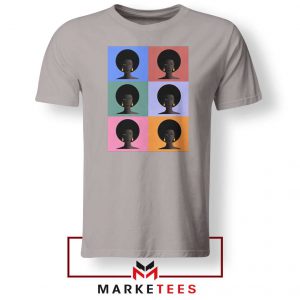 African American Sport Grey Tshirt