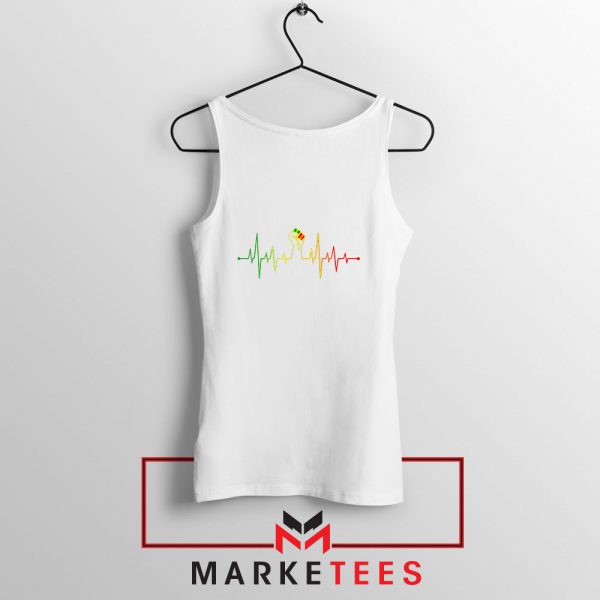 Black Power Heartbeat Tank Top