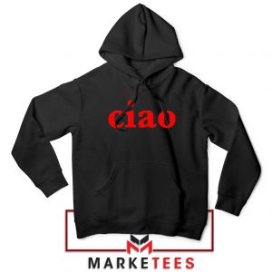 Ciao Italian Black Hoodie