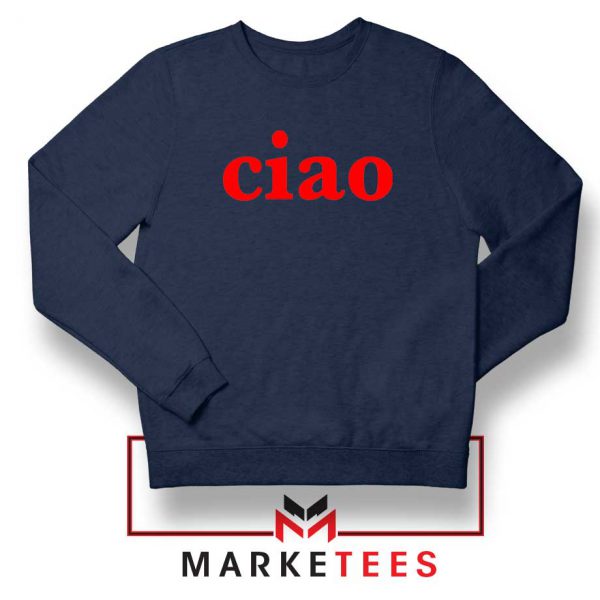 Ciao Italian Navy Blue Sweatshirt
