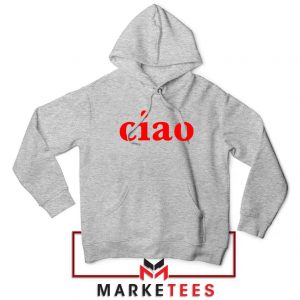 Ciao Italian Sport Grey Hoodie