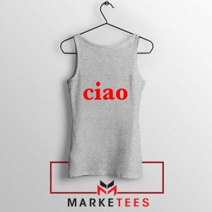 Ciao Italian Sport Grey Tank Top