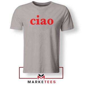 Ciao Italian Sport Grey Tshirt