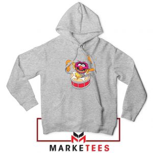 Crashing Through Drums Sport Grey Hoodie