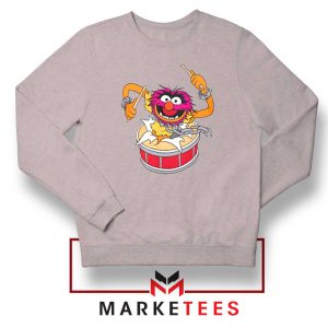 Crashing Through Drums Sport Grey Sweatshirt