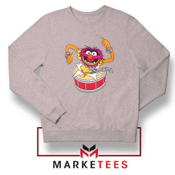 Crashing Through Drums Sport Grey Sweatshirt