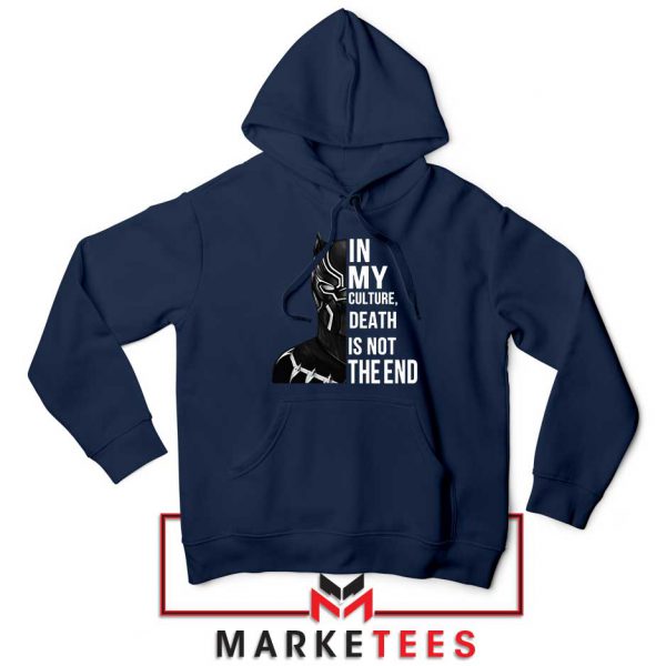 Death Is Not The End Navy Blue Hoodie