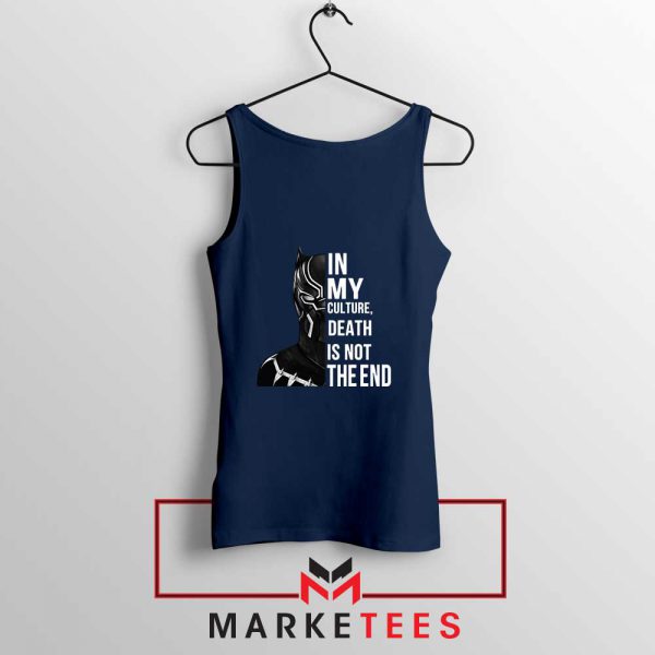 Death Is Not The End Navy Blue Tank Top