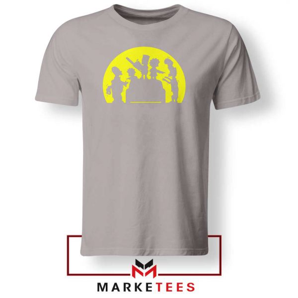 Doh Zombies Simpsons Sport Grey Tshirt