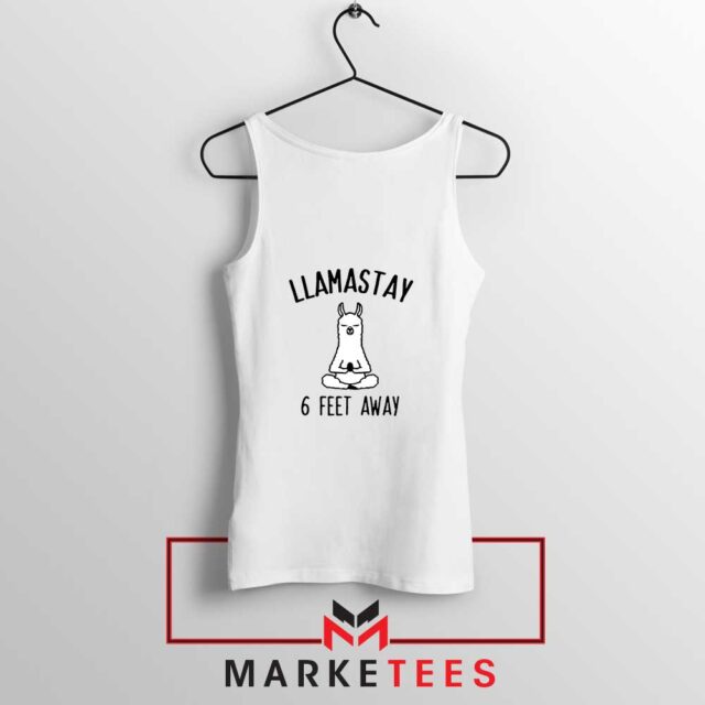 Social Distancing Llama Tank Top
