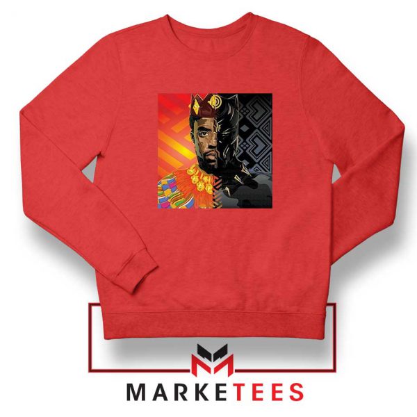 Man Of Wakanda Red Sweatshirt