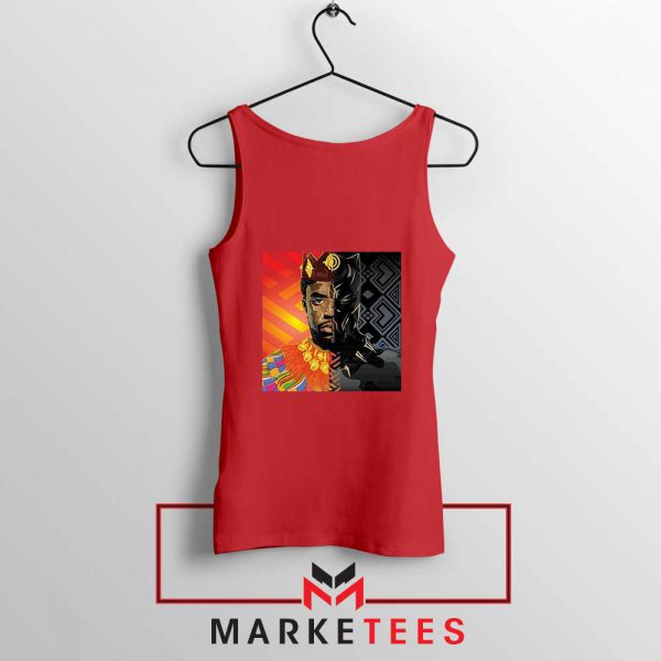 Man Of Wakanda Red Tank Top