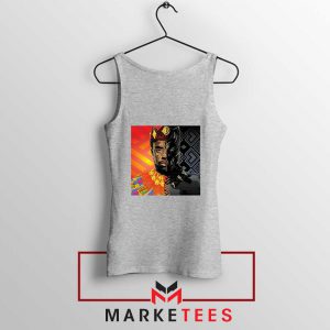 Man Of Wakanda Sport Grey Tank Top