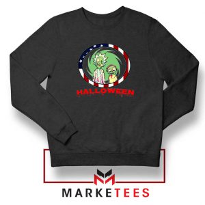 Morty Halloween Black Sweatshirt