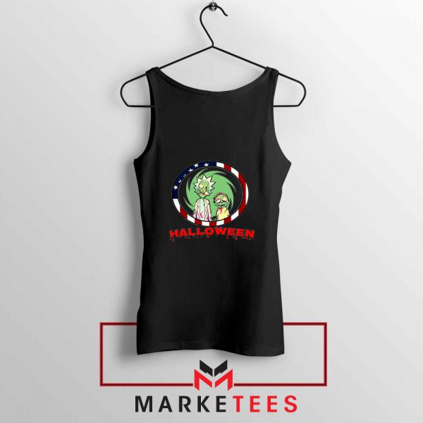 Morty Halloween Black Tank Top