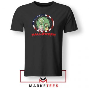 Morty Halloween Black Tshirt