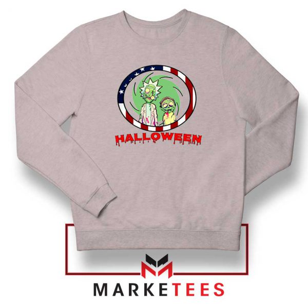 Morty Halloween Sport Grey Sweatshirt