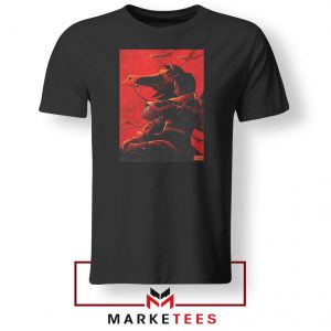 Mulan Desgin Poster Black Tshirt