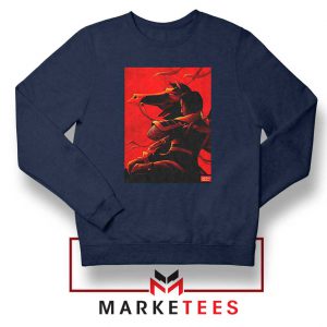 Mulan Desgin Poster Navy Blue Sweatshirt