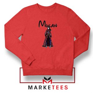 Mulan Princess Red Sweatshirt