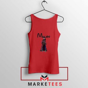 Mulan Princess Red Tank Top