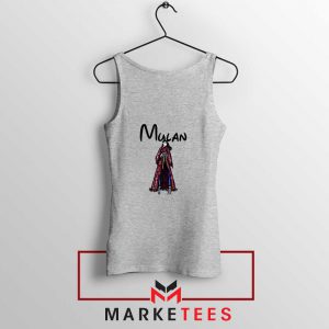 Mulan Princess Sport Grey Tank Top