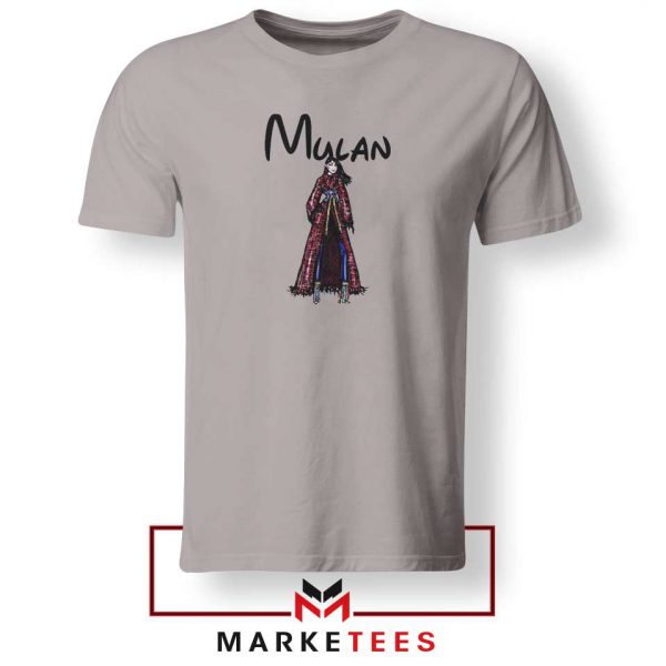 Mulan Princess Sport Grey Tshirt