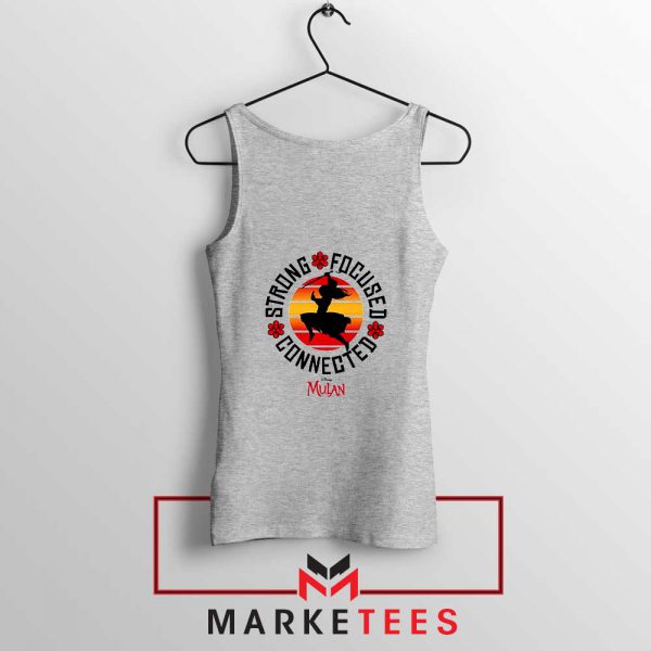 Strong Focused Connected Sport Grey Tank Top