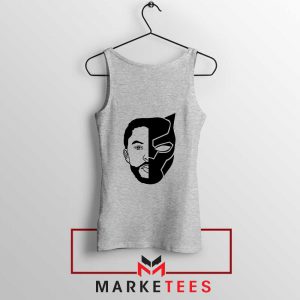 TChalla Face Silhouette Sport Grey Tank Top