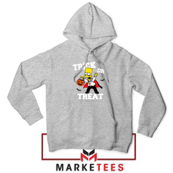 Trick Or Treat Bart Sport Grey Hoodie