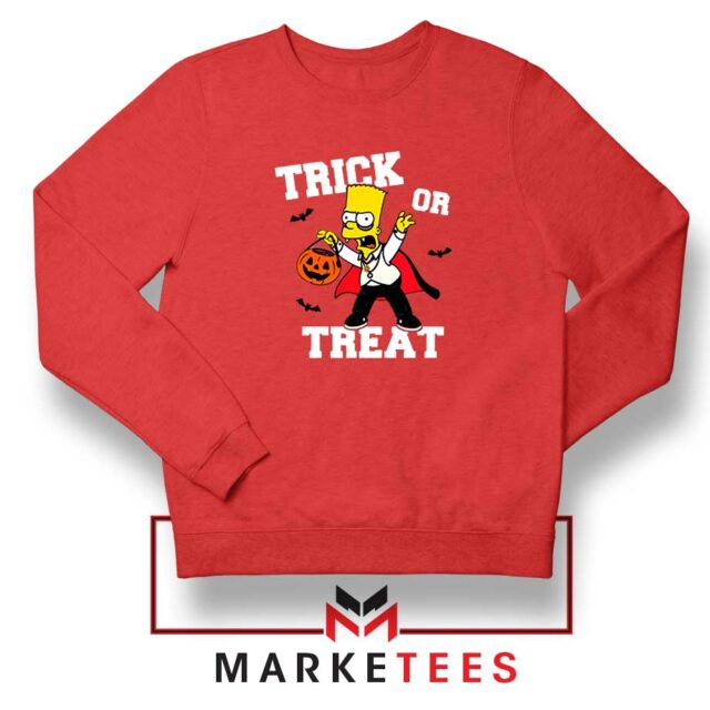 Bart Halloween Trick or Treat Cozy Sweatshirt