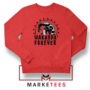 Wakanda Forever Movie Red Sweatshirt