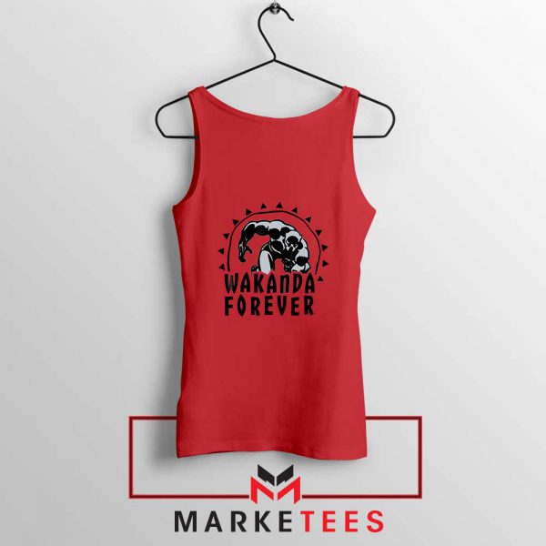 Wakanda Forever Movie Red Tank Top