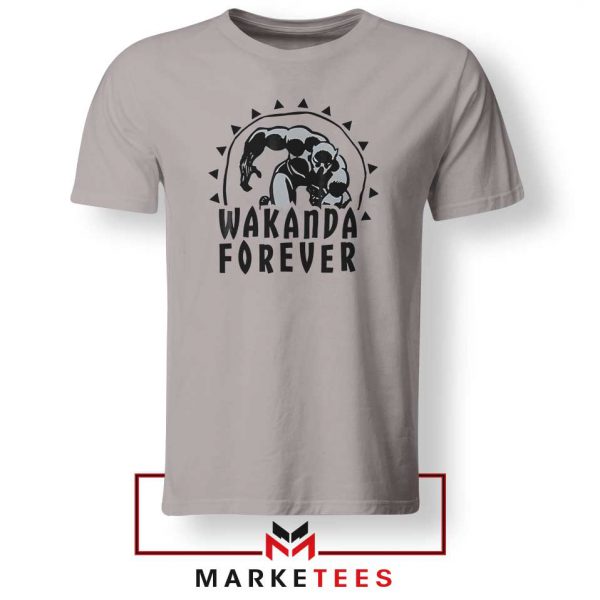 Wakanda Forever Movie Sport Grey Tshirt