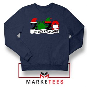 2020 Merry Christmas Navy Blue Sweatshirt