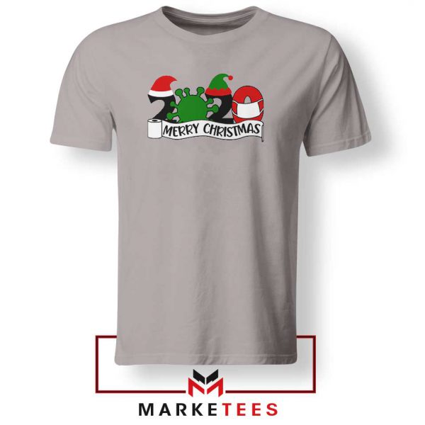 2020 Merry Christmas Sport Grey Tshirt