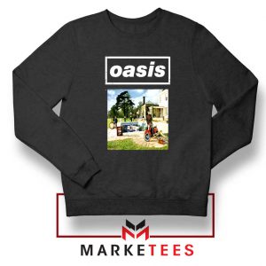 British Rock Band Oasis Black Sweatshirt