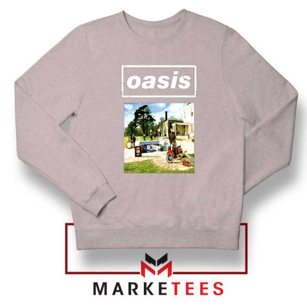 British Rock Band Oasis Sport Grey Sweatshirt