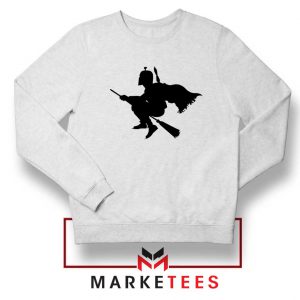 Darth Vader Riding Broomstick Sweatshirt