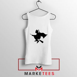 Darth Vader Riding Broomstick Tank Top