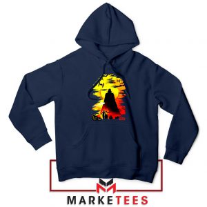 Darth Vader Silhouette Navy Blue Hoodie