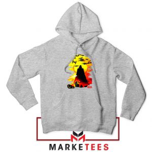 Darth Vader Silhouette Sport Grey Hoodie