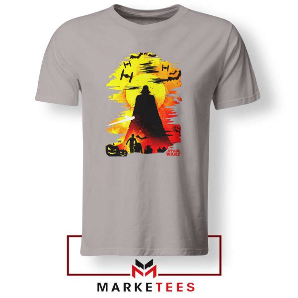 Darth Vader Silhouette Sport Grey Tshirt