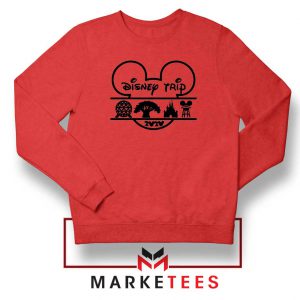 Disney Trip 2020 Red Sweatshirt
