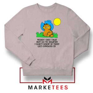 Garfield Cowboy Sport Grey Sweatshirt