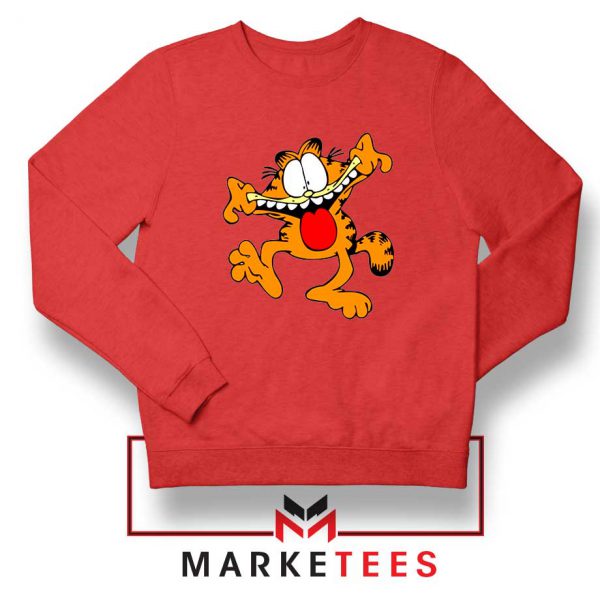 Garfield Cute Red Sweatshirt