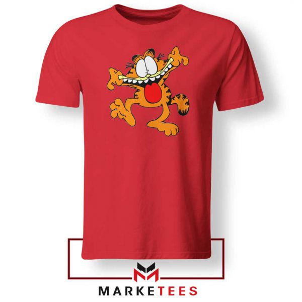 Garfield Cute Red Tshirt