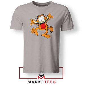 Garfield Cute Sport Grey Tshirt