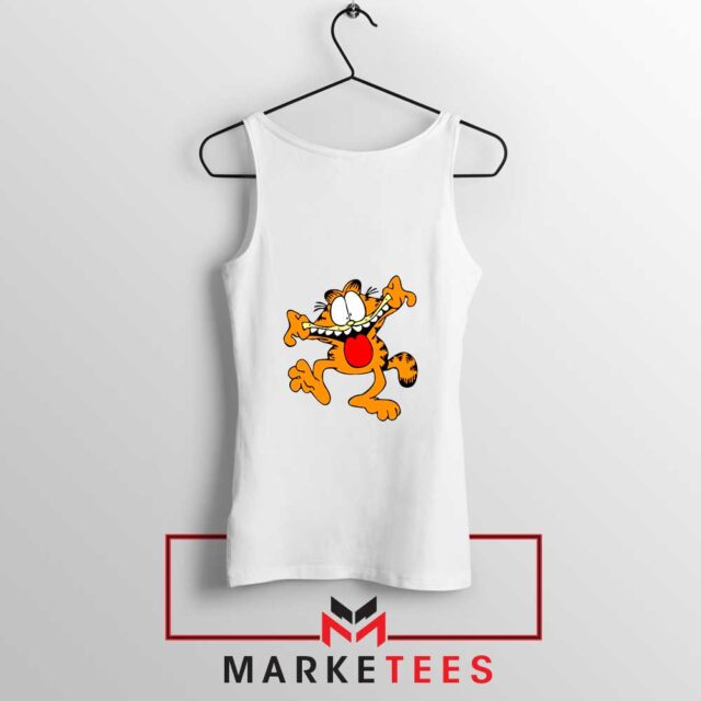 Garfield Cute Tank Top Cartoon Animals Tops - Special