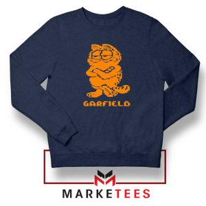 Garfield The Cat Navy Blue Sweatshirt